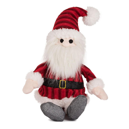 Plüsch Dekorativer Weihnachtsmann Rot