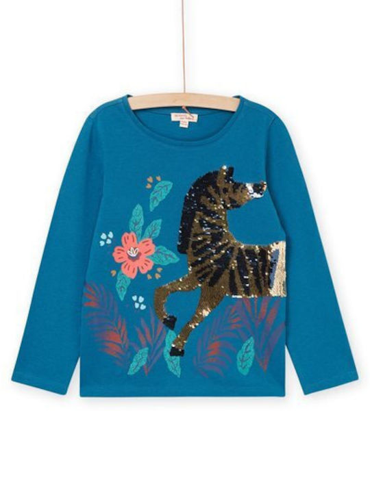 Dpam Kids Blouse Long Sleeve Blue