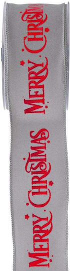 LiebeQueen Christmas Ribbon Gray 900x6cm 1pc