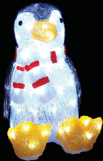 Ln Handmade Soaps Illuminated Christmas Plastic Figure Penguin Height 40cm