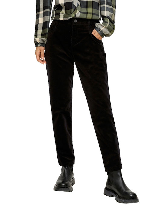 s.Oliver Red Label Damen Stoff Hose Black