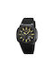 Skmei Digital Uhr Chronograph Batterie mit Kautschukarmband Black / Gold