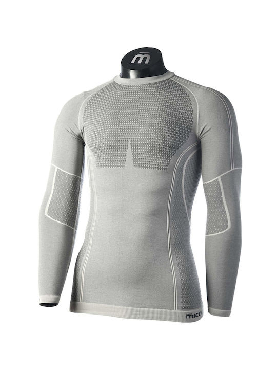 Mico Skintech Herren Thermo Langarmshirt Gray