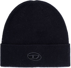 Diesel Knitted Beanie Cap Black