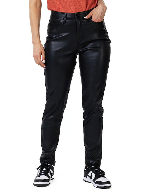 Es Women's Fabric Trousers Black