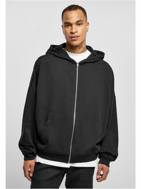 90's Zip Hoody Ζακέτα με Κουκούλα Black
