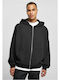 90's Zip Hoody Ζακέτα με Κουκούλα Black