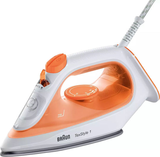 Braun Texstyle 1 Si Σίδερο Ατμού 1900W με Κεραμική Πλάκα και Συνεχόμενη Παροχή Ατμού 25gr/min