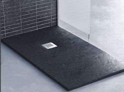 Sanitec Flat Κεραμική Ντουζιέρα 150x80cm Λευκή