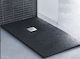 Sanitec Artificial Stone Shower Gray 180x80x4.4cm