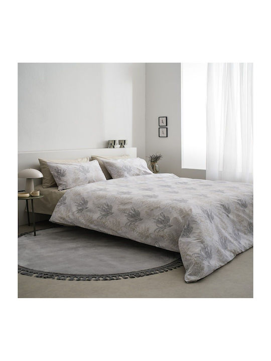 Vesta Home Duvet Cover Set Cotton Queen with 2 Pillowcases 230x240 Silvia 2