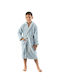 Saint Clair Kids Hooded Bathrobe Blue