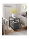 Κομοδίνο Ξύλινο Anthracite Grey 35x60x61cm
