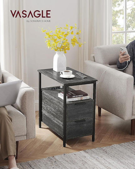 Ξύλινο Anthracite Grey 35x60x61cm LET325B22 Ξύλινο Anthracite Grey 35x60x61cm LET325B22