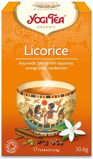 Yogi Tea Yogi Licorice Γλυκόριζα / Τζίντζερ / Πορτοκάλι / Κανέλα