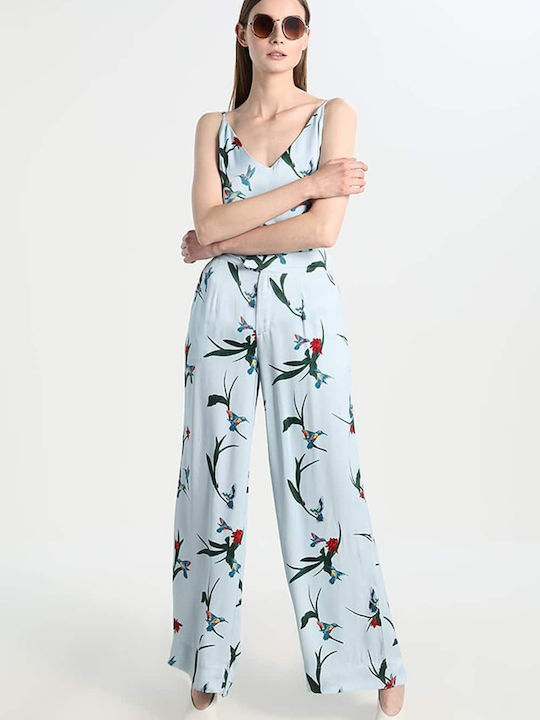 Just Female Women's High Waist Fabric Palazzo Pants Just Female Women's High Waist Fabric Palazzo Pants