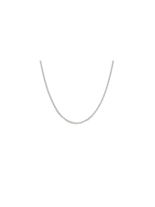 Dimiourgiko Vildiridis White Gold Chain Neck Length 50cm