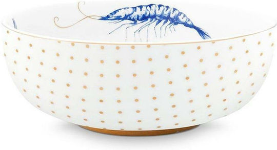 PiP Studio Royal Yerseke Porcelain Salad Bowl Blue