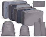SP Souliotis Aufbewahrungshülle für Taschen in Gray Farbe 8Stück
