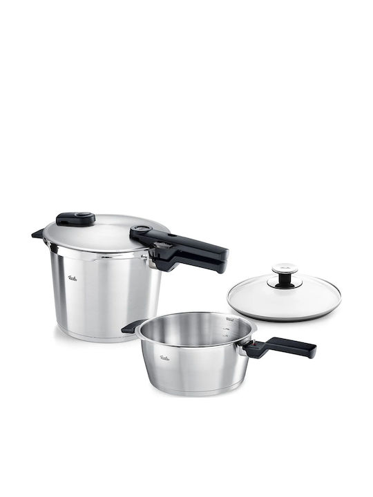 Fissler Vitaquick Premium Бързи готварски тенджери Set Quattro 6лт и 3.5лт