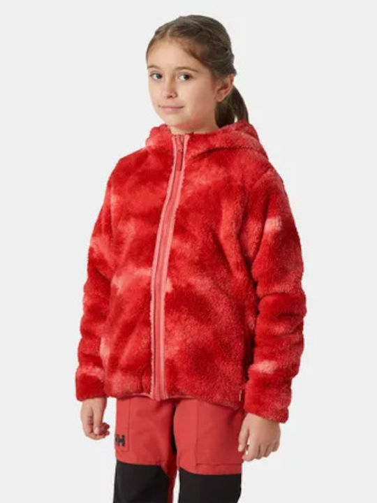Kids' Casual Jacket Double Sided with Hood Coral Almond