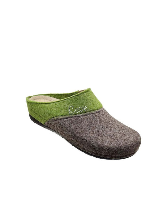 Fild Anatomic Anatomic Leather Women's Slippers Green