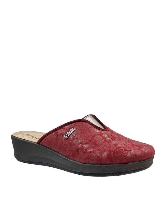 Inblu Papuci de Damă de Iarnă Burgundy