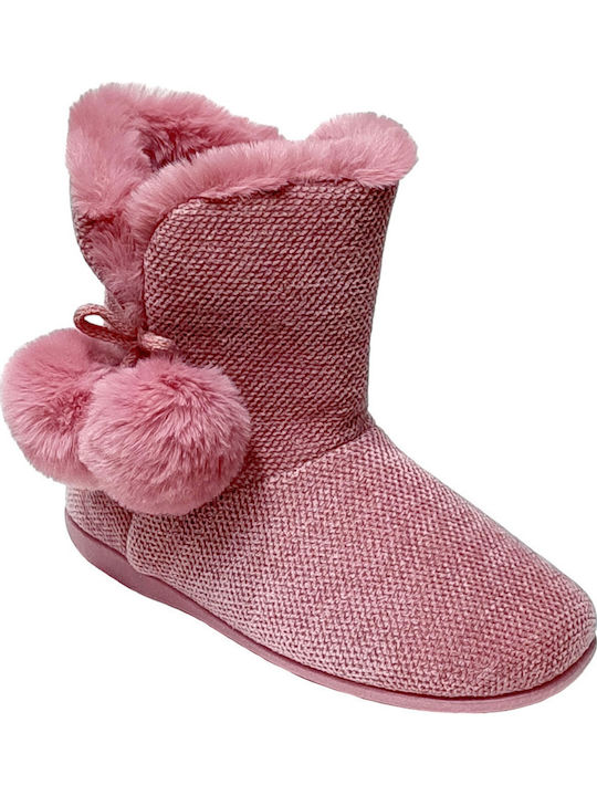 Closed Women's Slippers Pink