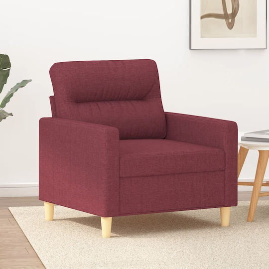 Πολυθρόνα 78x77x80cm Μπορντό Πολυθρόνα 78x77x80cm Μπορντό