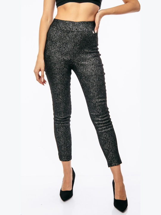 Damen Stoff Hose Silver