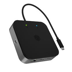 Icy Box Stație de andocare cu USB-C HDMI/DisplayPort 4K PD Ethernet (IB-DK408-C41)