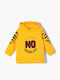 Kids Sweatshirt with Hood and Pockets Yellow