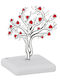 Weihnachtsdekoration Baum 8cm Silber
