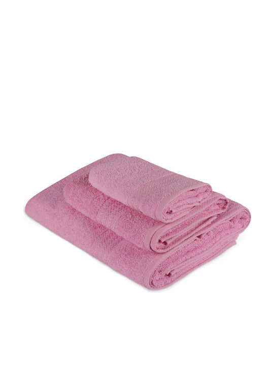 Mijolnir 3pc Bath Towel Set Pink