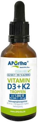 Aportha D3 + K2 Vitamina 1000iu 50ml