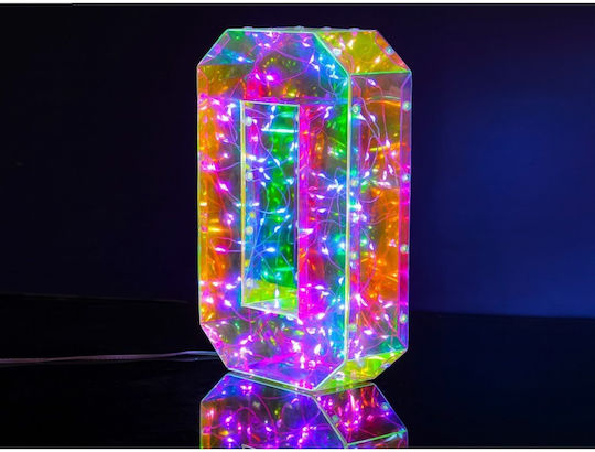 Total Gift Dekorative Lampe Brief Transparent