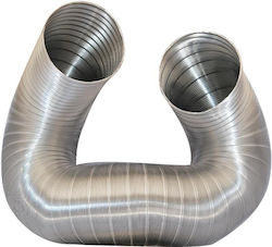 Technometal Coș de Fum Inox 250mm Argintiu