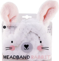 Standelli Κορδέλα Μαλλιών για Μακιγιάζ Λευκή Rabbit Standelli Κορδέλα Μαλλιών για Μακιγιάζ Λευκή Rabbit
