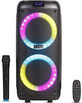 Osio Karaoke System with a Wireless Microphone in Black Color