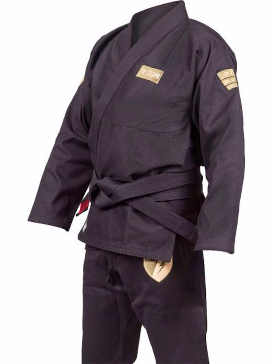 Okami Gi Uniform Brasilianisches Jiu Jitsu Schwarz