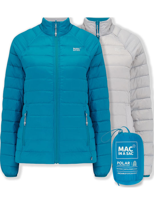 MAC In a Sac Jacket Puffer Double Sided Grey/Petrol