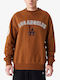 New Era La Dodgers Mlb Men's Sweatshirt brown