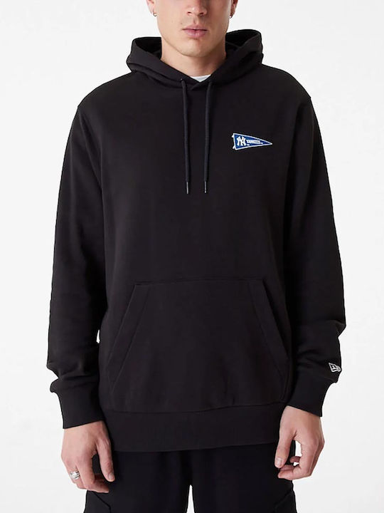 New York Yankees Mlb Sweatshirt with Hood Black