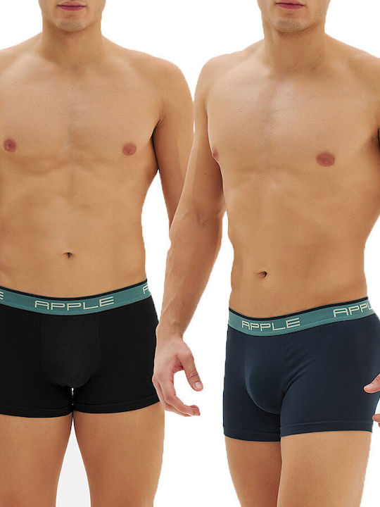 Apple Boxer Men's Boxers Black 2Pack