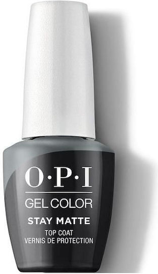 OPI Gelcolor Stay Топ покритие за Обикновени Лакове Матов 15мл