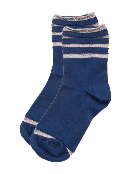 Pro Socks Bamboo Soft Lurex Femei Șosete Albast...