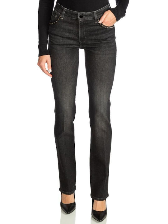 Guess Women's Jean Trousers in Straight Line Black