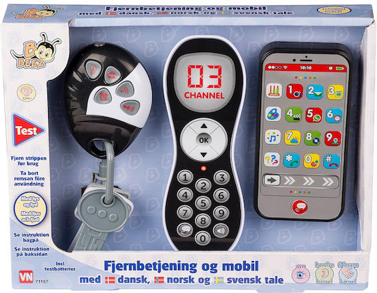 Chei Car keys, Remote control & Mobile phone cu Sunete pentru 36++ Luni