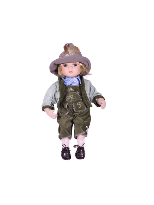 La Belle Maison Decorative Porcelain Doll made of Porcelain 30cm 1pcs