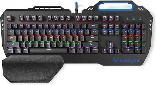 Nedis GKBD400BKUS Gaming Μηχανικό Πληκτρολόγιο με RGB φωτισμό (International English)